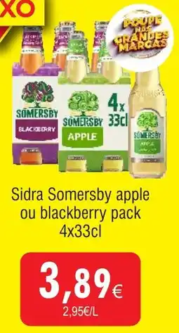 Froiz Sidra Somersby apple ou blackberry promoção