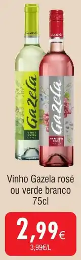 Froiz Vinho Gazela rosé ou verde branco promoção