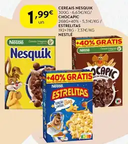 Spar Cereais nesquik/  chocapic/ estrelitas promoção