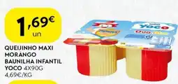 Spar Queijinho maxi morango baunilha infantil yoco promoção