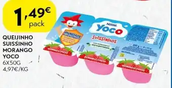 Spar Queijinho suissinho morango yoco promoção