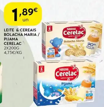 Spar Leite & cereais bolacha maria / pijama cerelac promoção