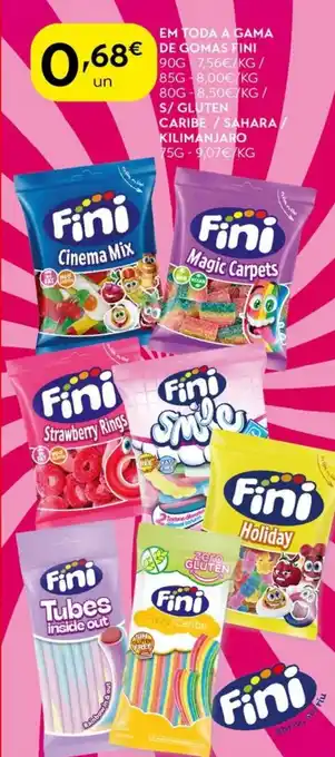 Spar Em toda a gama de gomas fini promoção