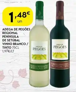 Adega de pegões regional península de setúbal vinho branco/ tinto