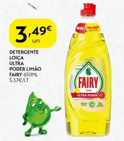 Spar Detergente loiça ultra poder limão fairy promoção