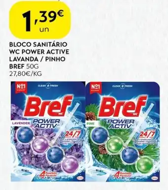 Spar Bloco sanitário wc power active lavanda / pinho bref promoção