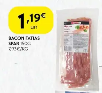 Spar BACON FATIAS SPAR promoção