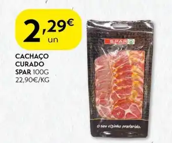 Spar Cachaço curado spar promoção