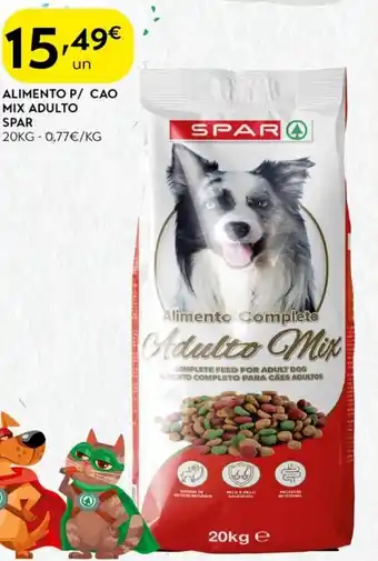 Spar Alimento p/ cao mix adulto spar promoção