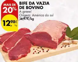 Pingo Doce Bife da vazia de bovino promoção