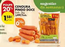 Pingo Doce Cenoura pinge doce promoção