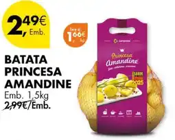 Pingo Doce Batata princesa amandine promoção