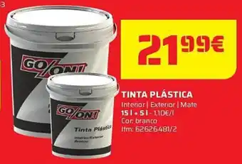 Bricomarché Tinta plástica promoção