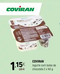 Coviran COVIRAN logurte com bolas de chocolate promoção