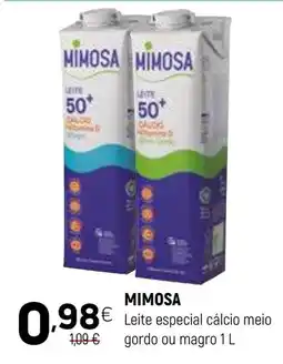 Coviran MIMOSA Leite especial cálcio meio gordo ou magro promoção