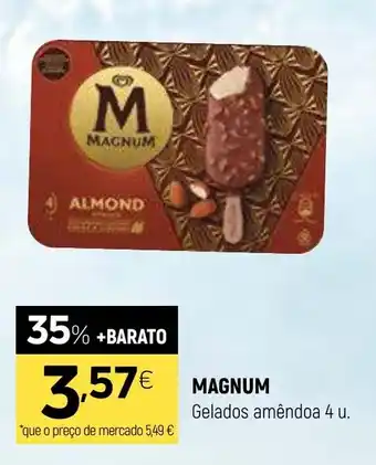 Coviran Magnum Gelados amêndoa 4 u. promoção