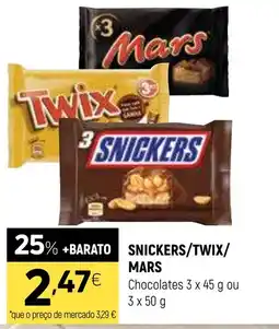 Coviran Snickers/twix/ mars promoção