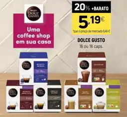 Coviran DOLCE GUSTO 16 ou 18 caps. promoção