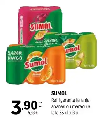 Coviran Sumol Refrigerante laranja, ananás ou maracuja promoção