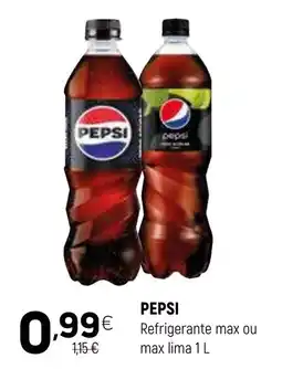 Coviran PEPSI Refrigerante max ou max lima promoção