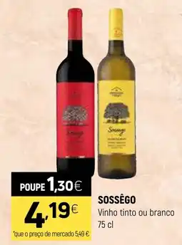 Coviran SOSSÊGO Vinho tinto ou branco promoção