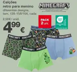 kik Calções retro para menino promoção