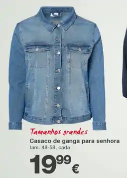 kik Casaco de ganga para senhora promoção