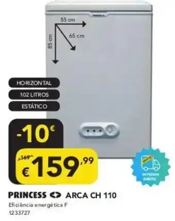 Radio Popular Princess Arca CH 110 promoção