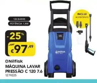 Radio Popular Nilfisk Máquina Lavar Pressão C 120 7.6 promoção