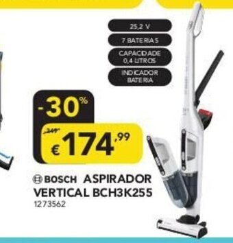Radio Popular Bosch Aspirador Vertical BCH3K255 promoção