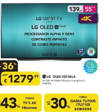Radio Popular LG OLED 55cx6LA promoção