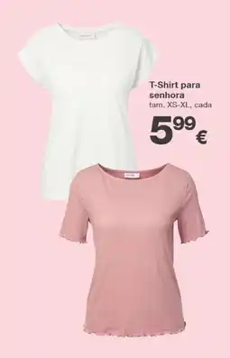 kik T-Shirt para senhora promoção