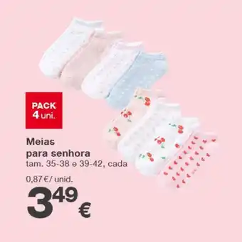 kik Meias para senhora promoção