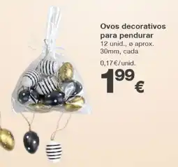 kik Ovos decorativos para pendurar promoção