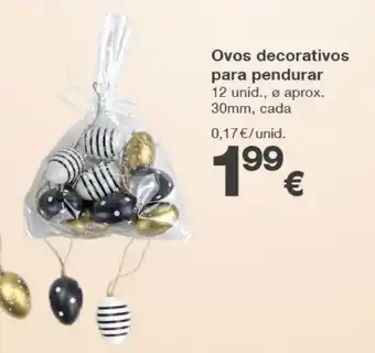 kik Ovos decorativos para pendurar promoção