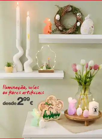 kik Iluminação, velas ou flores artificiais promoção