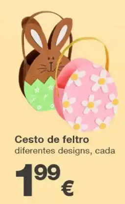 kik Cesto de feltro diferentes designs, cada promoção