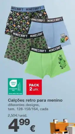 kik Calções retro para menino diferentes designs, promoção