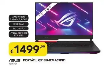 ASUS Portátil G513IR-R74A37PB1