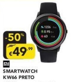 Radio Popular Mi Smartwatch KW66 Preto promoção