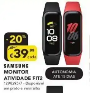 Radio Popular Samsung Monitor Atividade Fit2 promoção