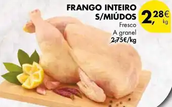 Pingo Doce Frango inteiro s/miúdos promoção