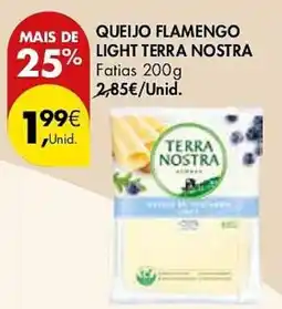 Pingo Doce Queijo flamengo light terra nostra fatias promoção