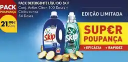 Pingo Doce Pack detergente líquido skip promoção