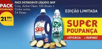 Pingo Doce Pack detergente líquido skip promoção