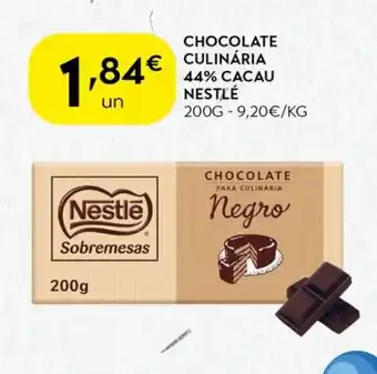 Spar Chocolate culinária 44% cacau nestlé promoção