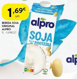 Spar Bebida soja original alpro promoção