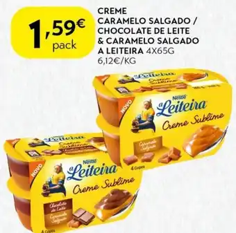 Spar Creme caramelo salgado / chocolate de leite & caramelo salgado a leiteira promoção