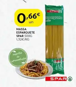 Spar Massa esparguete spar promoção