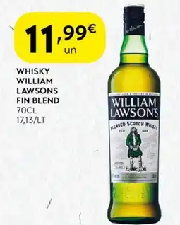 Spar Whisky william lawsons fin blend promoção